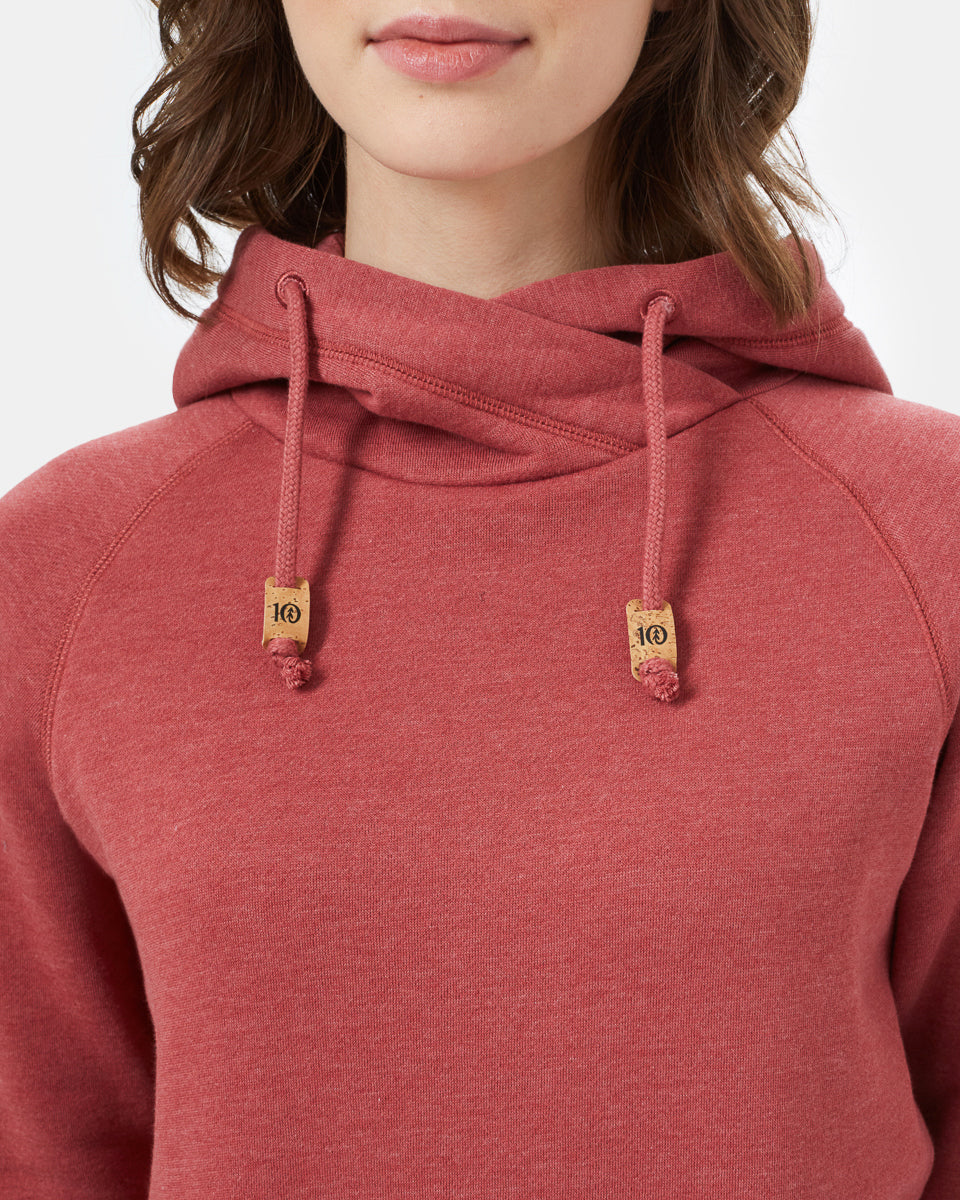 Tentree Burney Hoodie - Apple Butter Red Heather