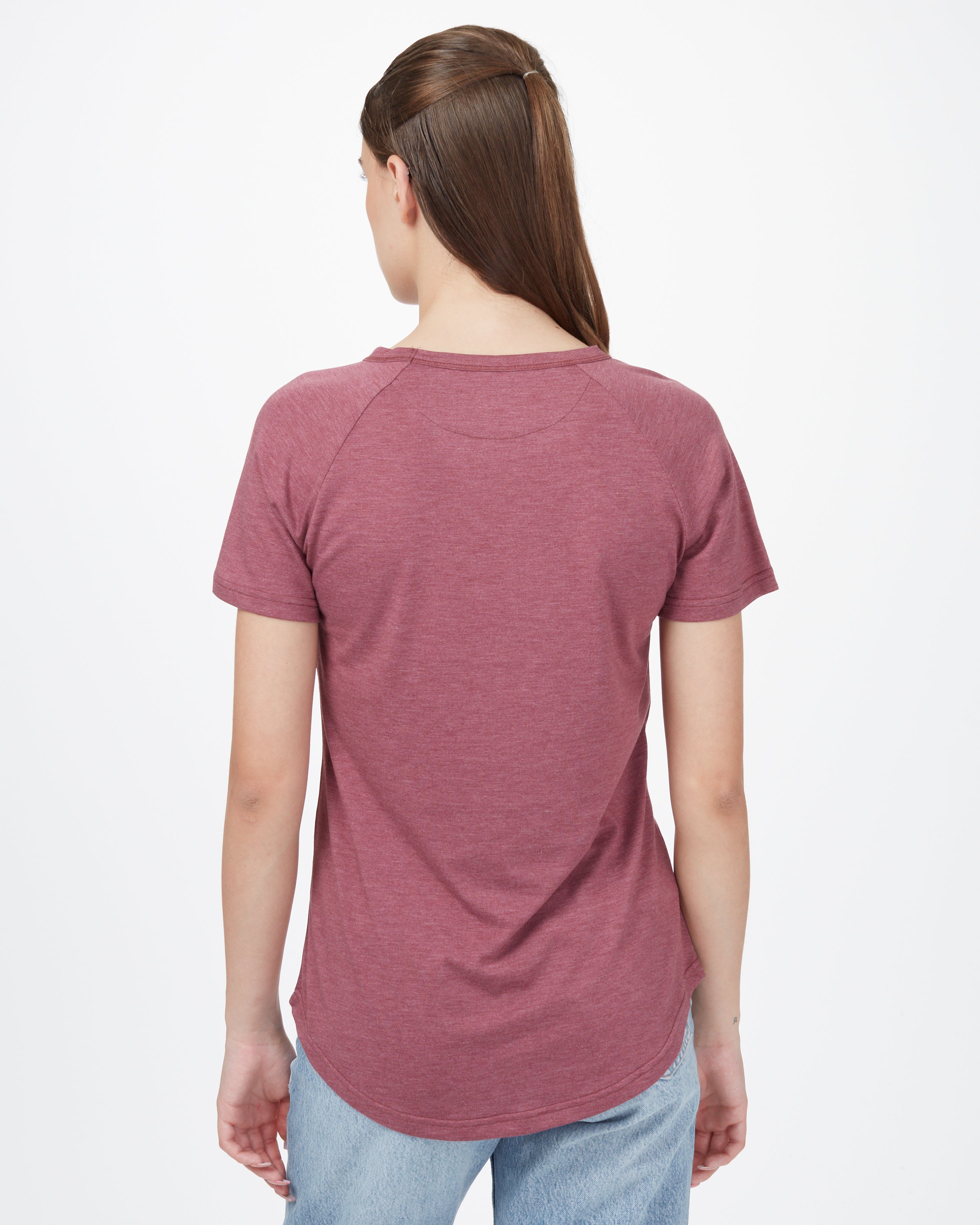 Tentree Featherwave T-Shirt - Crushed Berry Heather