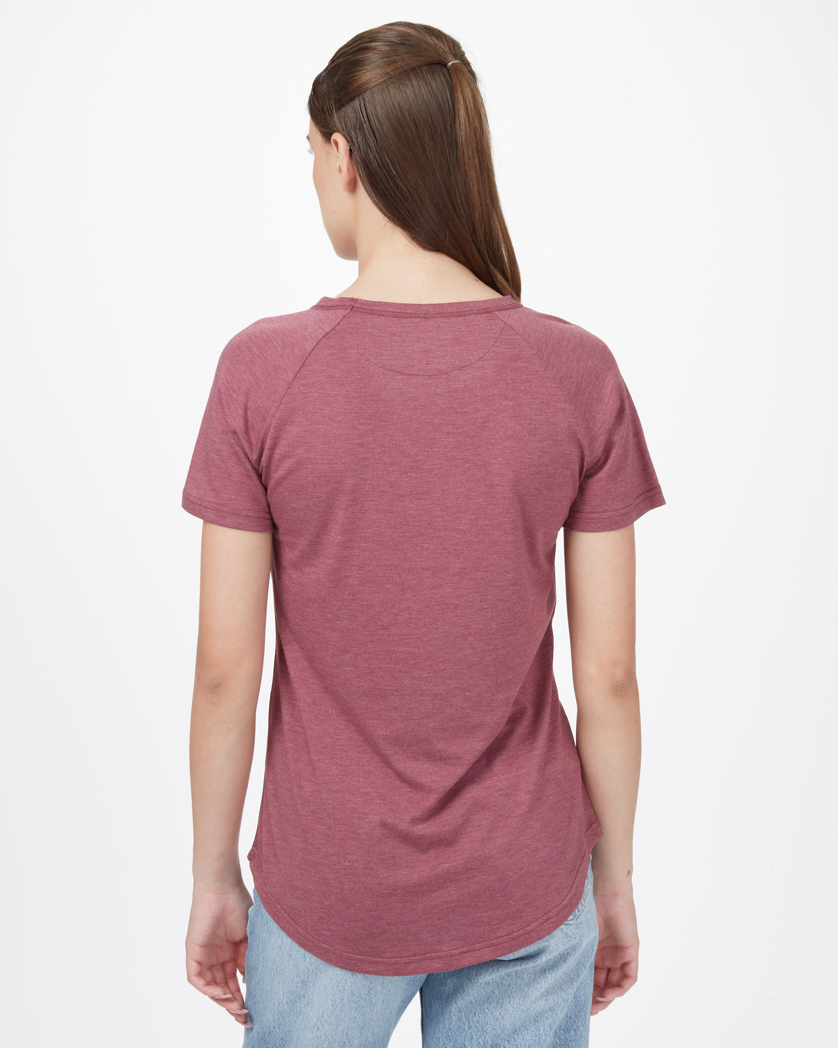 Tentree Featherwave T-Shirt - Crushed Berry Heather