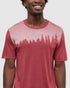Tentree Men's Juniper T-Shirt - Crimson Heather White