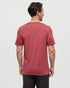 Tentree Men's Juniper Cork Patch T-Shirt - Crimson Heather Cork Patch