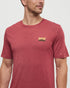 Tentree Men's Juniper Cork Patch T-Shirt - Crimson Heather Cork Patch