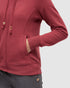 Tentree Women's Elm Zip Hoodie - Crimson