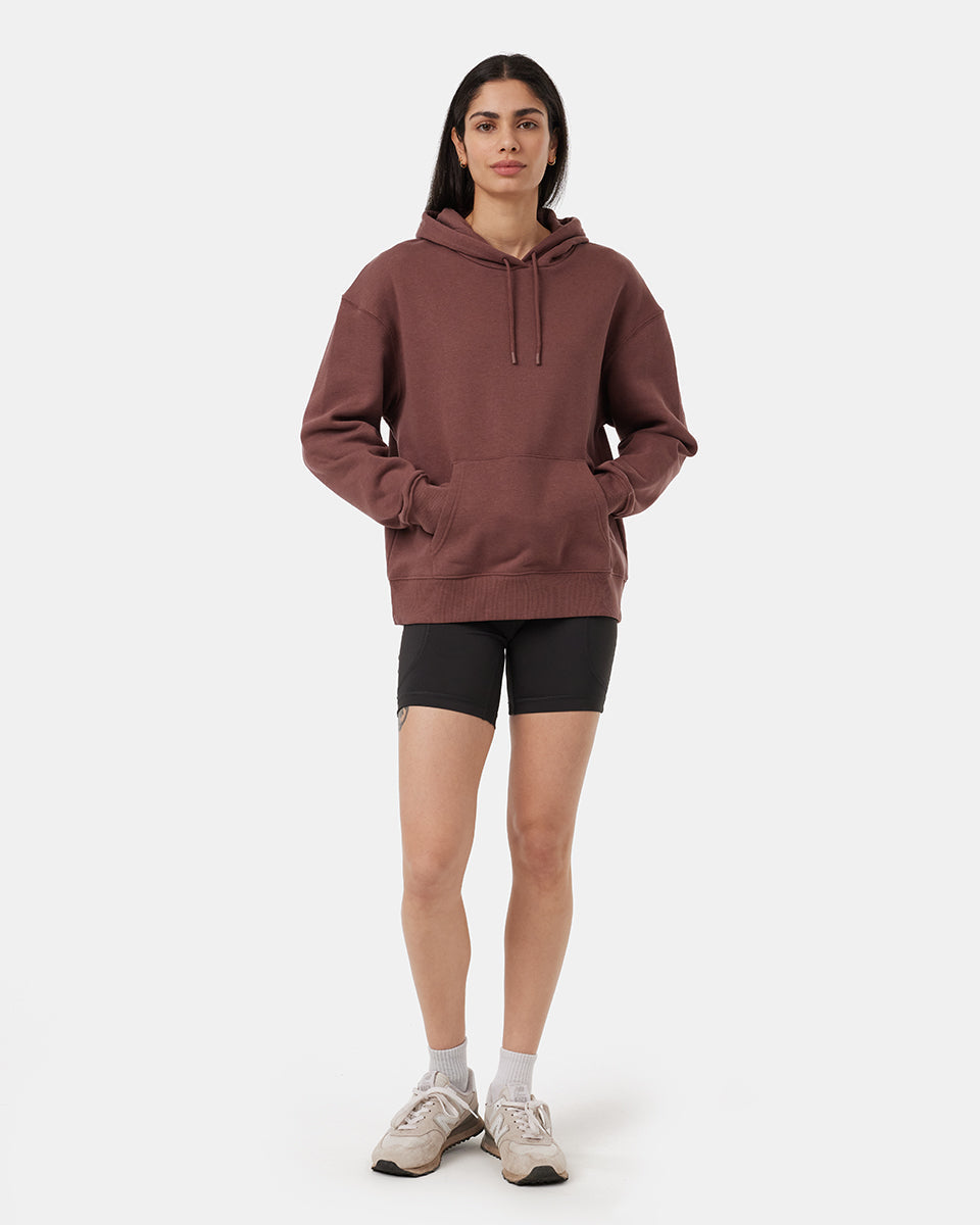 Tentree Women's TreeFleece Relaxed Hoodie - Mesa Red