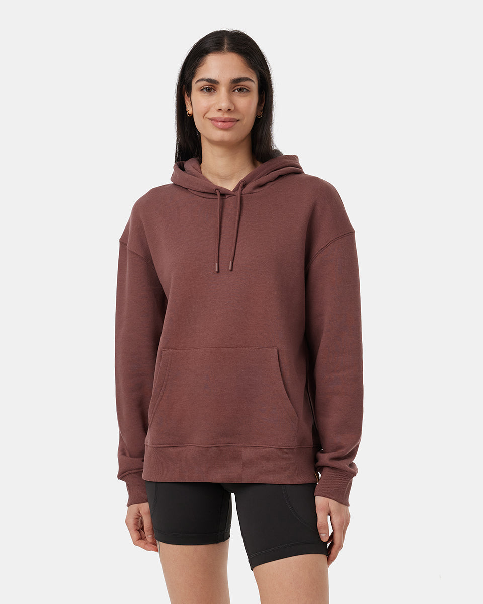 Tentree Women's TreeFleece Relaxed Hoodie - Mesa Red