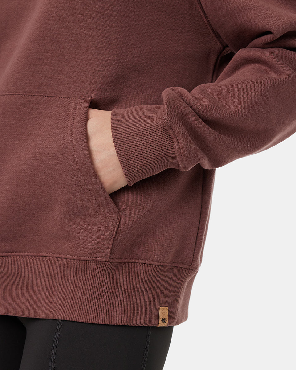 Tentree Women's TreeFleece Relaxed Hoodie - Mesa Red