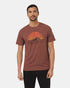 Tentree Men's Vintage Sunset T-Shirt - Mesa Red Heather Arbutus