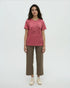 Tentree Women's Clifftop T-Shirt - Rosewood Graphite