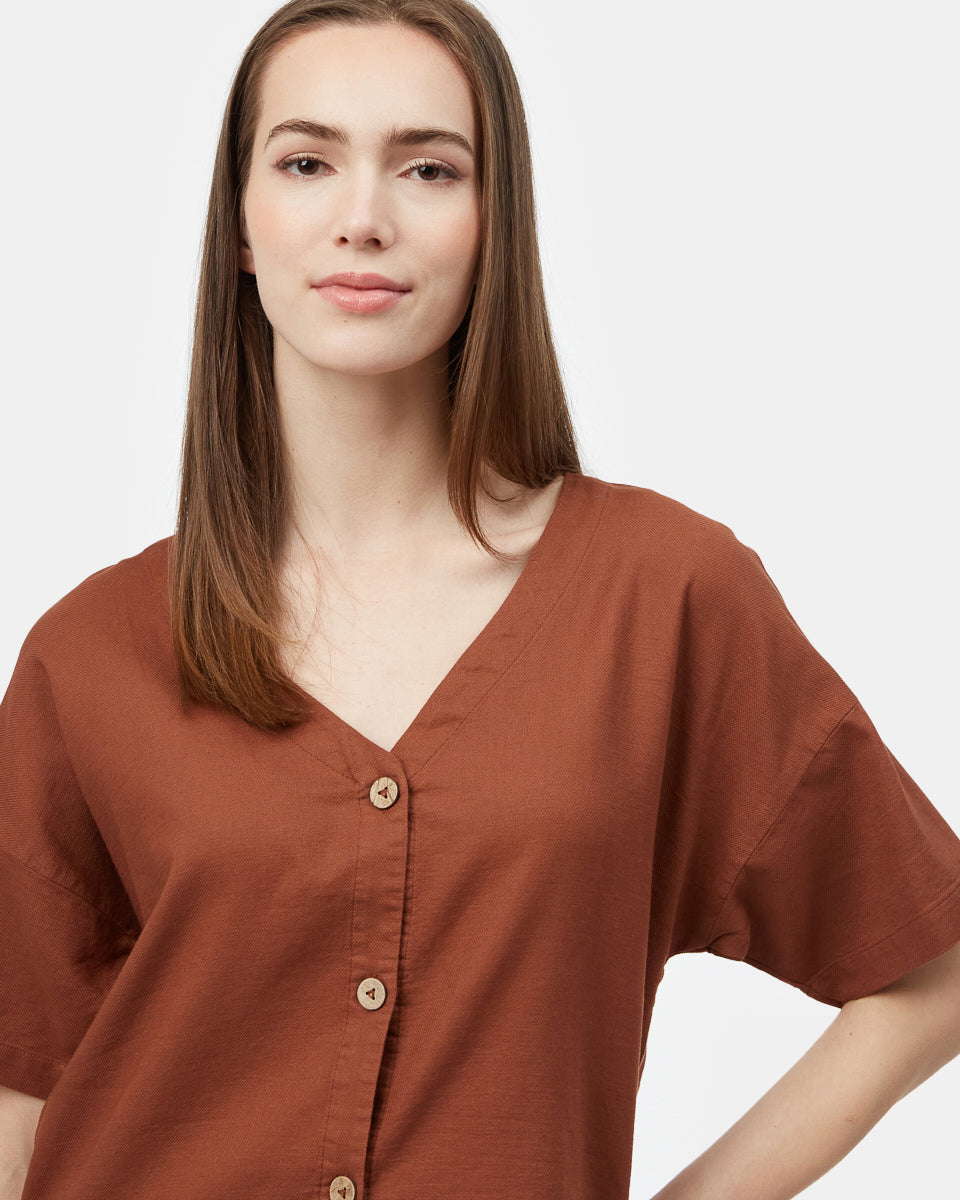 Tentree Market Shirt - Cedar
