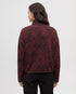 Tentree Women's Muir Full Zip - Red Chestnut Echo Print