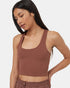 Tentree Women's InMotion Longline Active Bra - Mesa Red