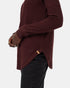 Tentree TreeWaffle Crew Longsleeve - Mulberry
