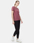Tentree Wildflower Embroidery T-Shirt - Crushed Berry Heather