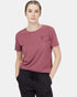 Tentree Wildflower Embroidery T-Shirt - Crushed Berry Heather