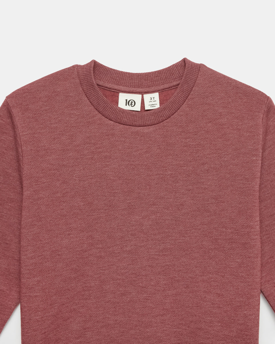 Tentree Treefleece Crew - Crushed Berry