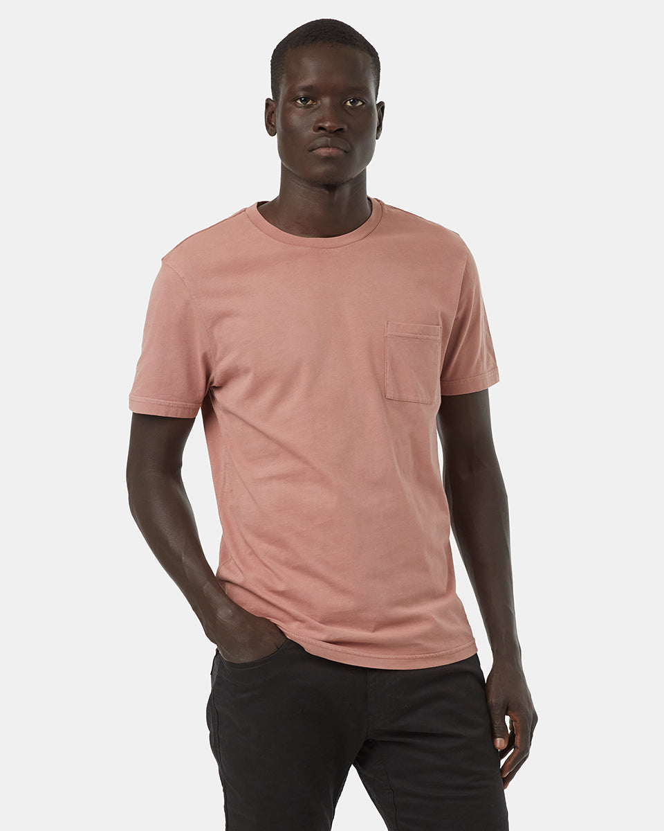 Tentree Natural Dye Pocket T-Shirt - Crushed Berry