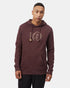 Tentree Flocked Logo Hoodie - Mulberry Heather