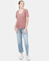 Tentree Natural Dye V-Neck T-Shirt - Crushed Berry