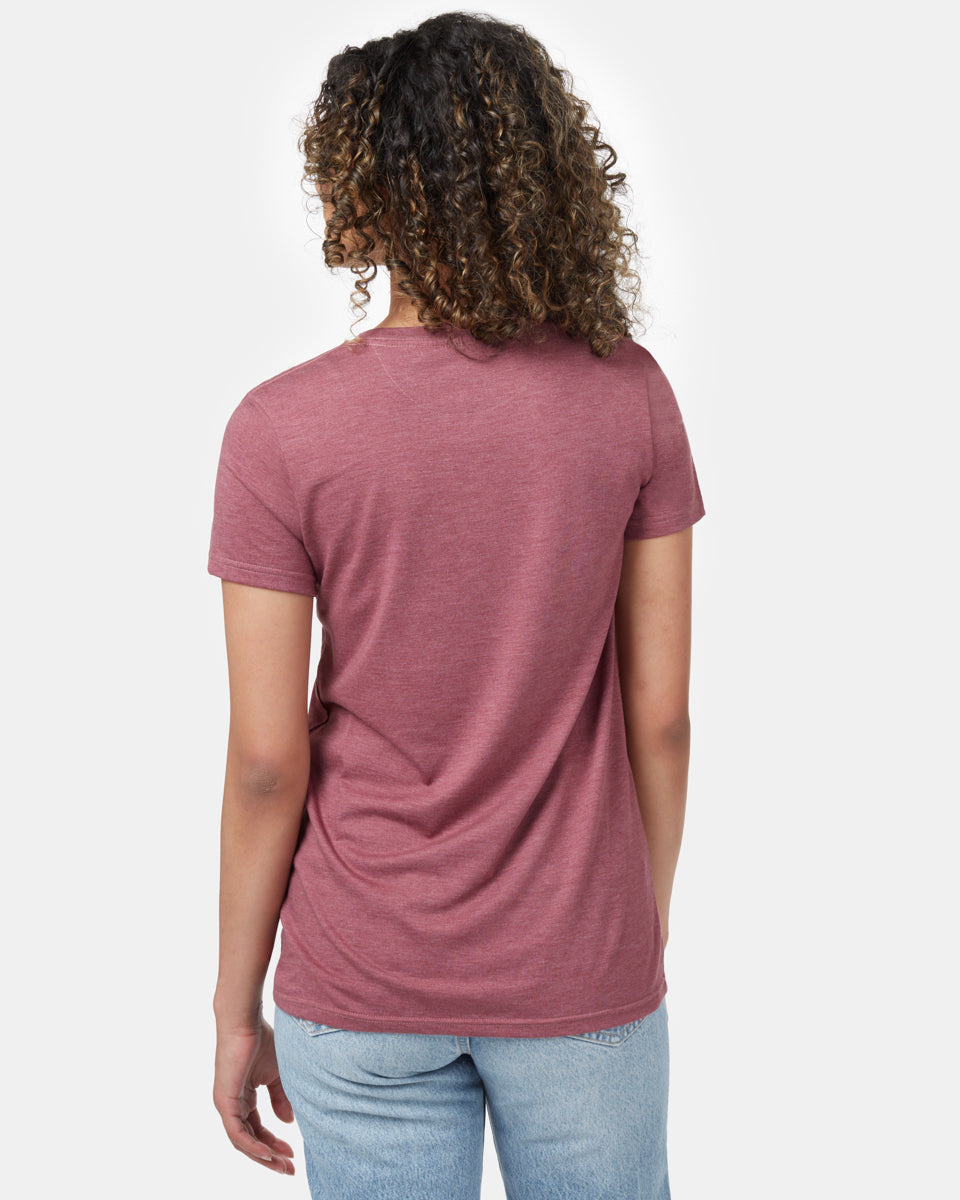 Tentree Logo T-Shirt - Crushed Berry