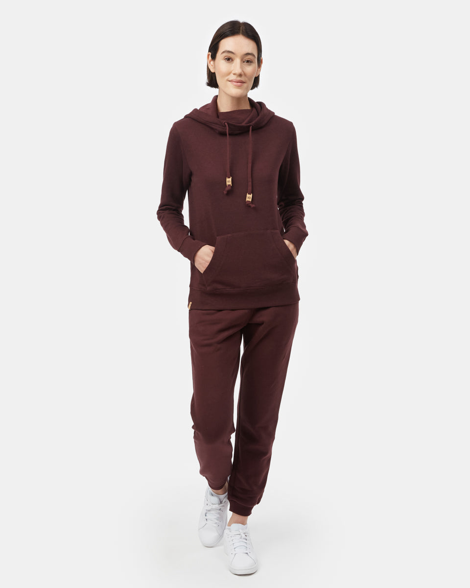 Tentree TreeFleece Banshee Hoodie - Mulberry