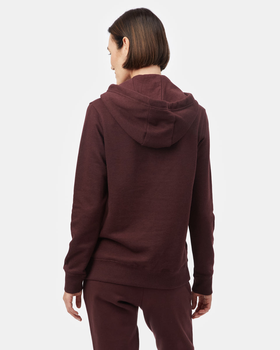 Tentree TreeFleece Banshee Hoodie - Mulberry