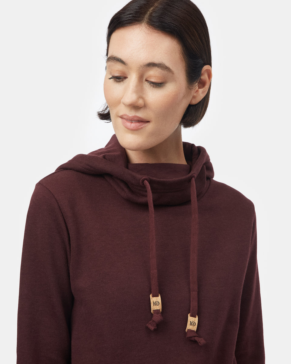 Tentree TreeFleece Banshee Hoodie - Mulberry
