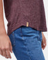 Tentree Hemp V-Neck T-Shirt - Mulberry