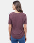 Tentree Hemp V-Neck T-Shirt - Mulberry
