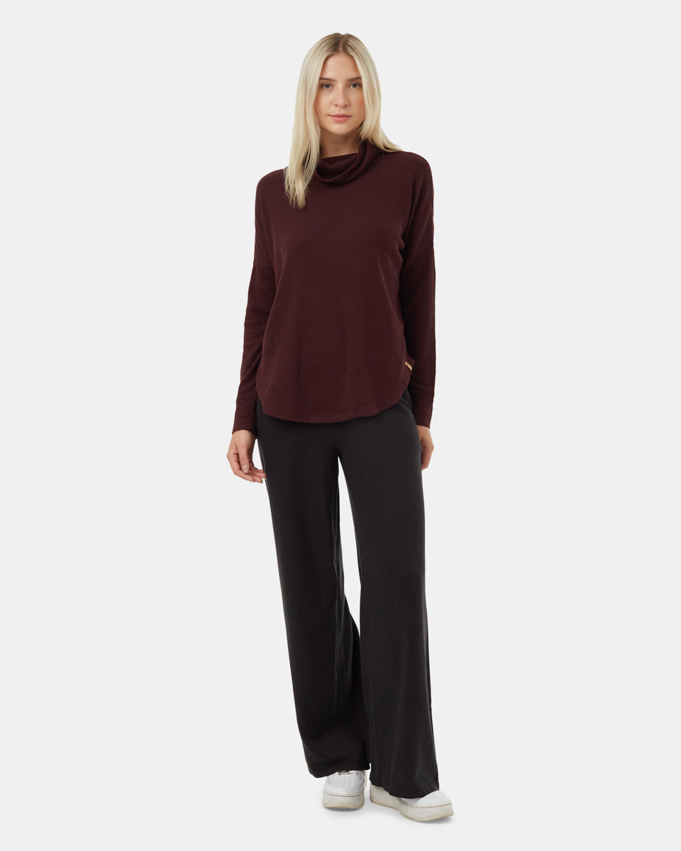 Tentree Highwood Turtleneck - Mulberry