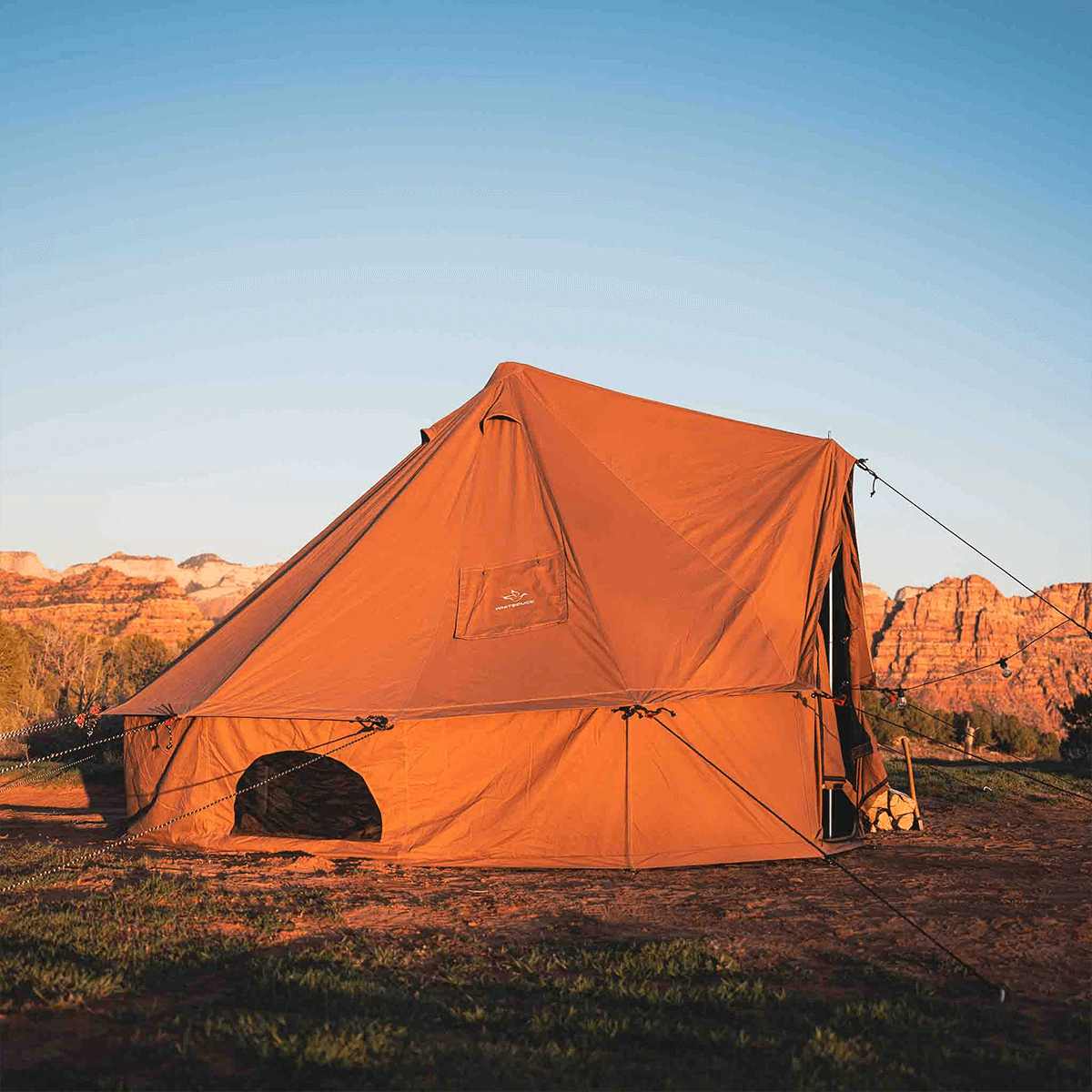 White Duck USED - 20' Regatta Bell Tent - Desert Red