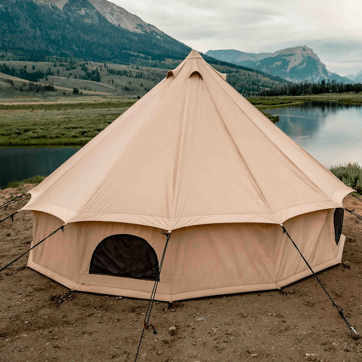 White Duck Used - 20' Regatta Bell Tent - Sandstone