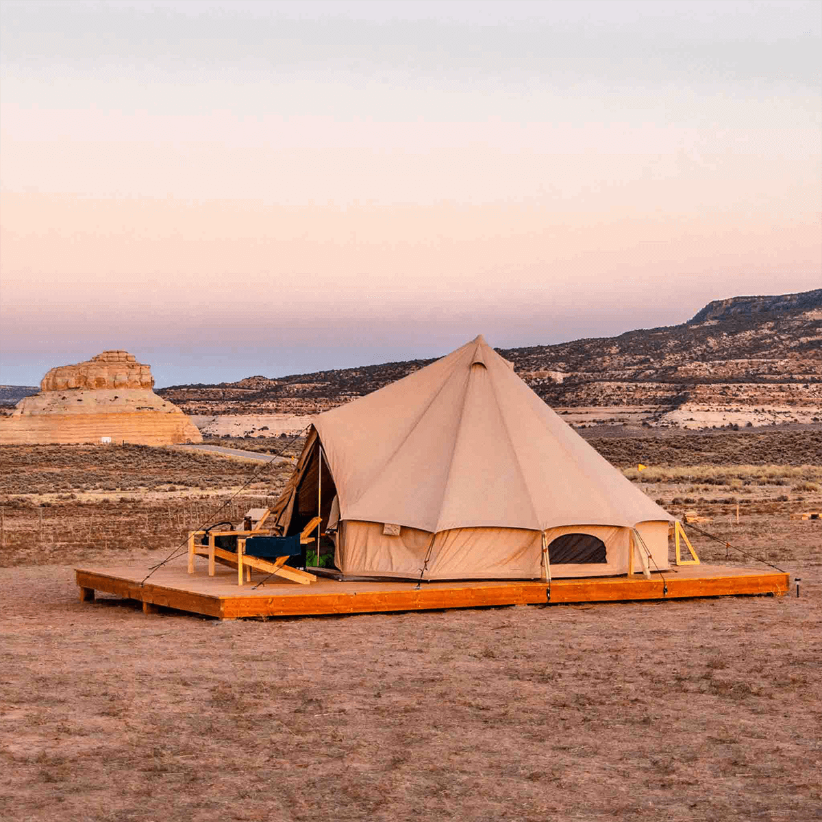 White Duck Used - 20' Regatta Bell Tent - Sandstone