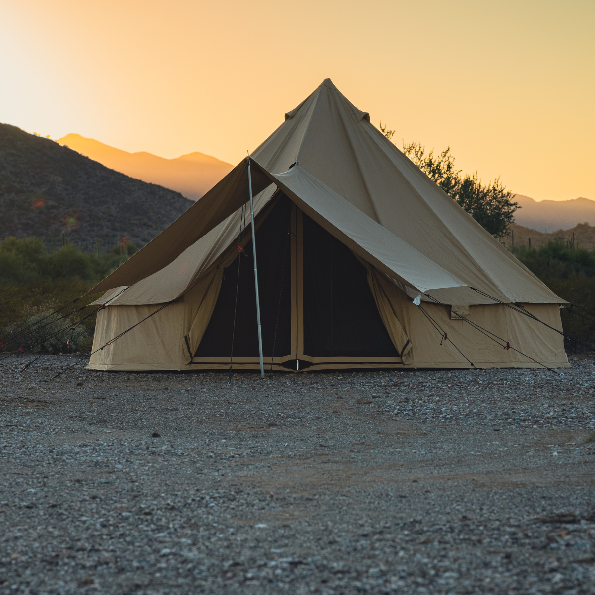 White Duck Awning for Bell tents