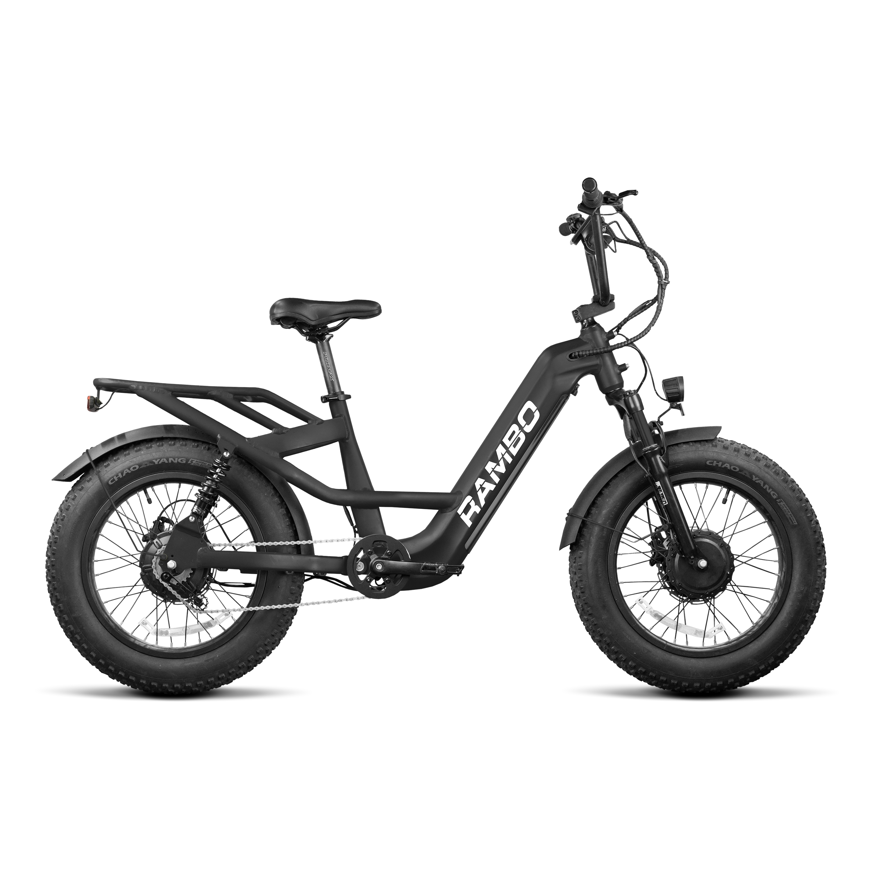 Rambo Revolt AWD Step-Through Electric Bike – product image 1