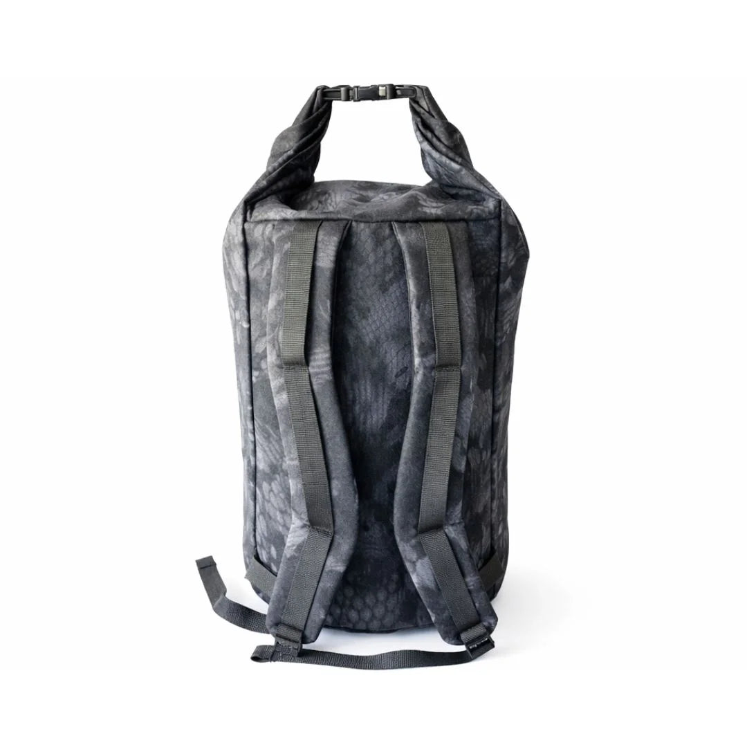 Recycled Firefighter Roll Top Duffle Backpack — product view 1