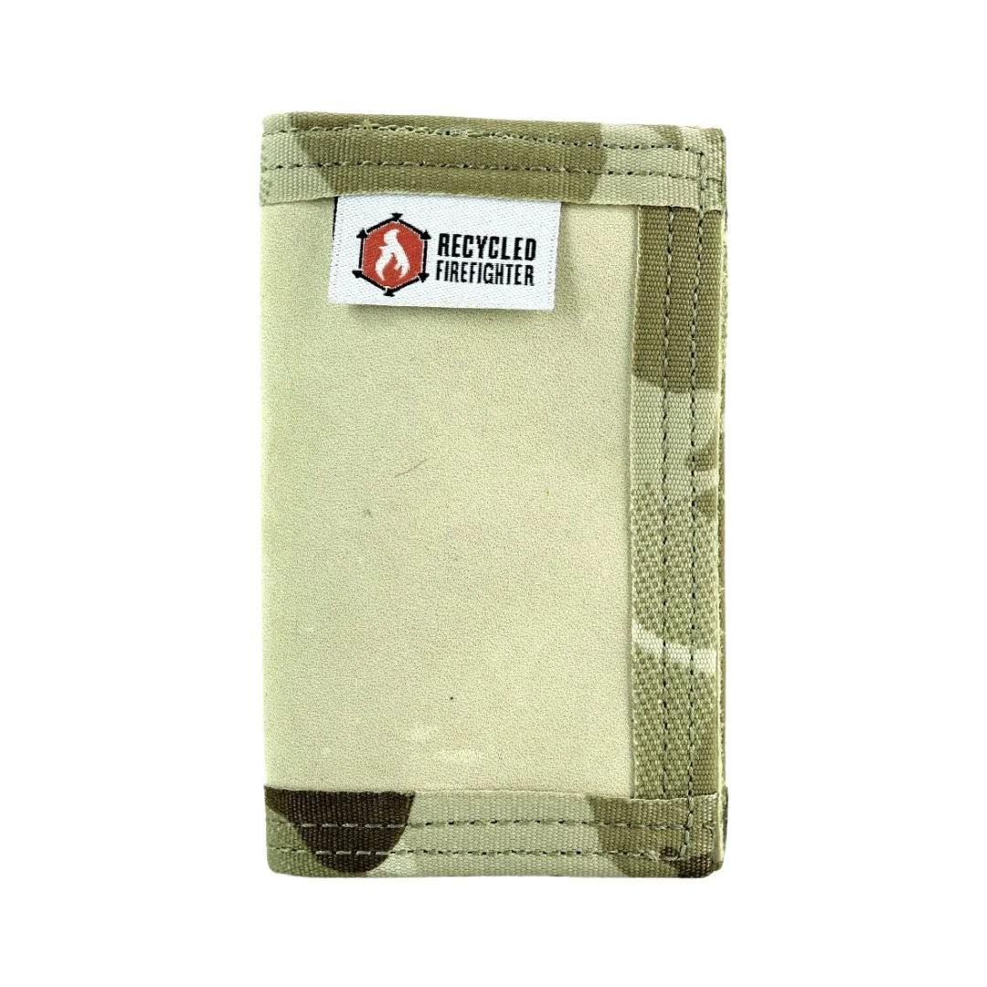 Recycled Firefighter Rookie Wallet - Combat Boot Leather Edition — product view 4