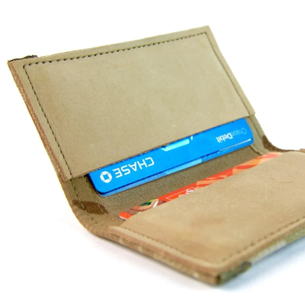 Recycled Firefighter Rookie Wallet - Combat Boot Leather Edition — product view 8