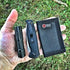 Recycled Firefighter Rookie Wallet - Combat Boot Leather Edition — product view 11
