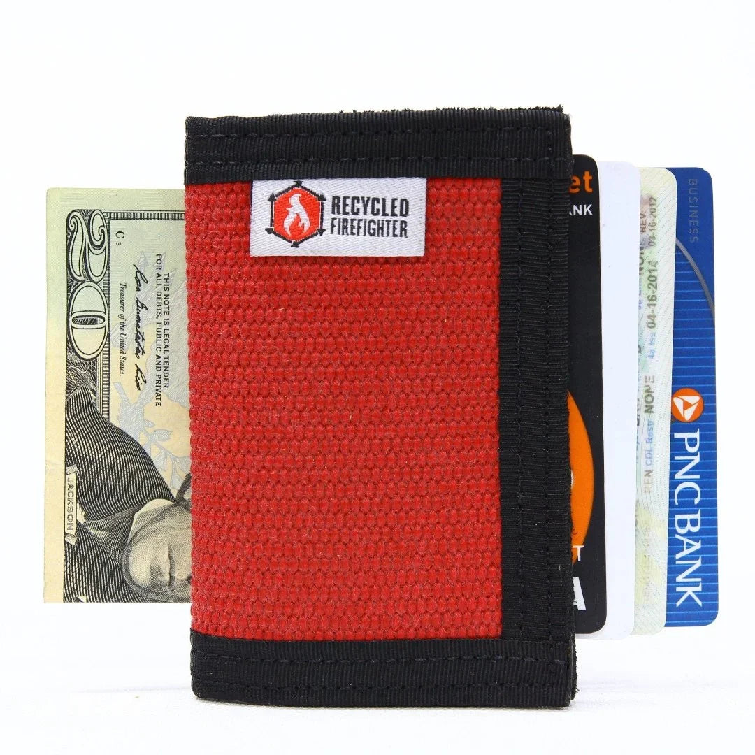 Recycled Firefighter Rookie Wallet - Bunker Gear Edition — product view 16