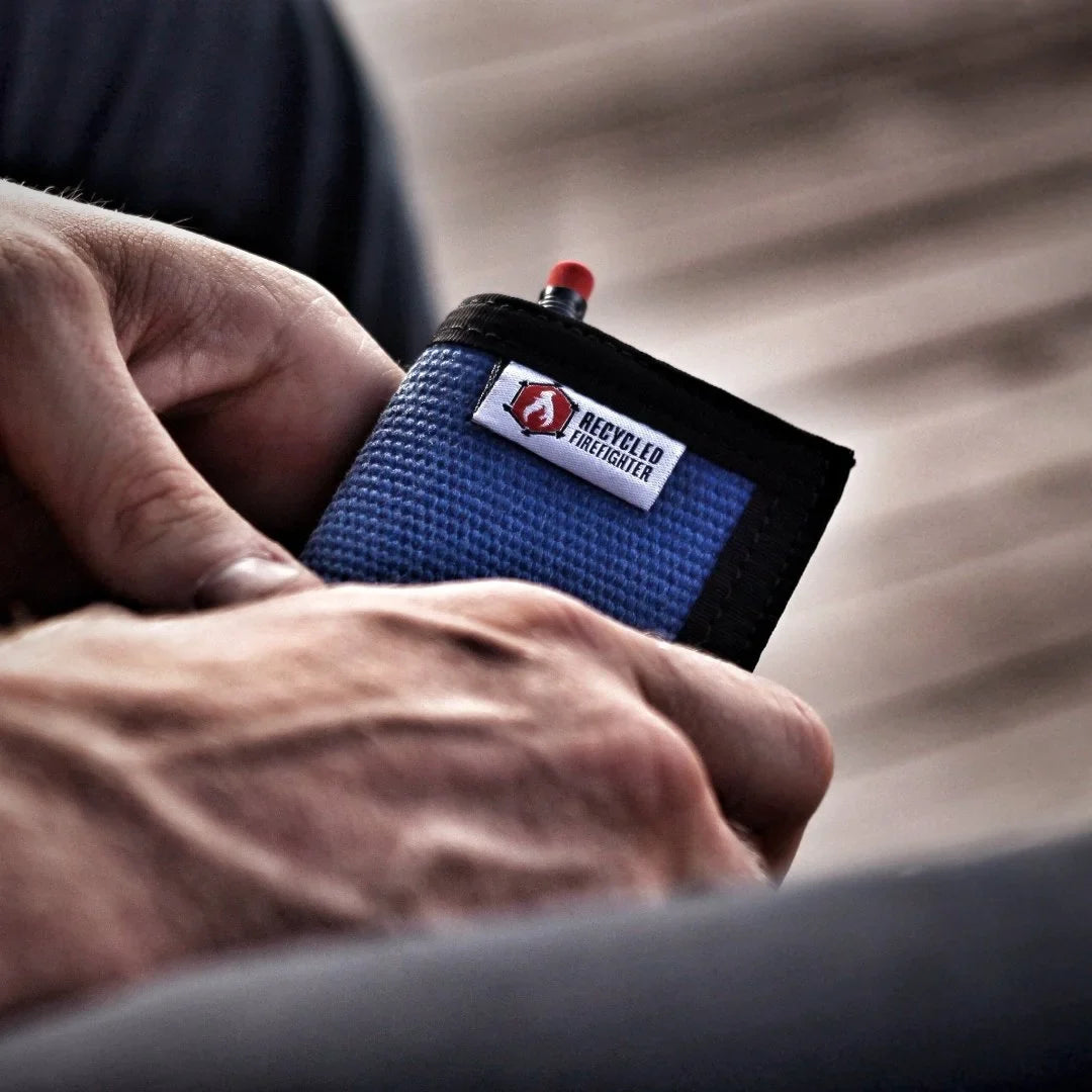 Recycled Firefighter Rookie Wallet - Bunker Gear Edition — product view 20
