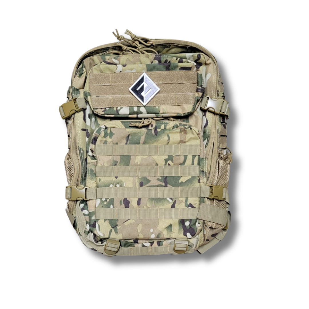 Rucking Pack with Weight Plate Combo by F and F Steel