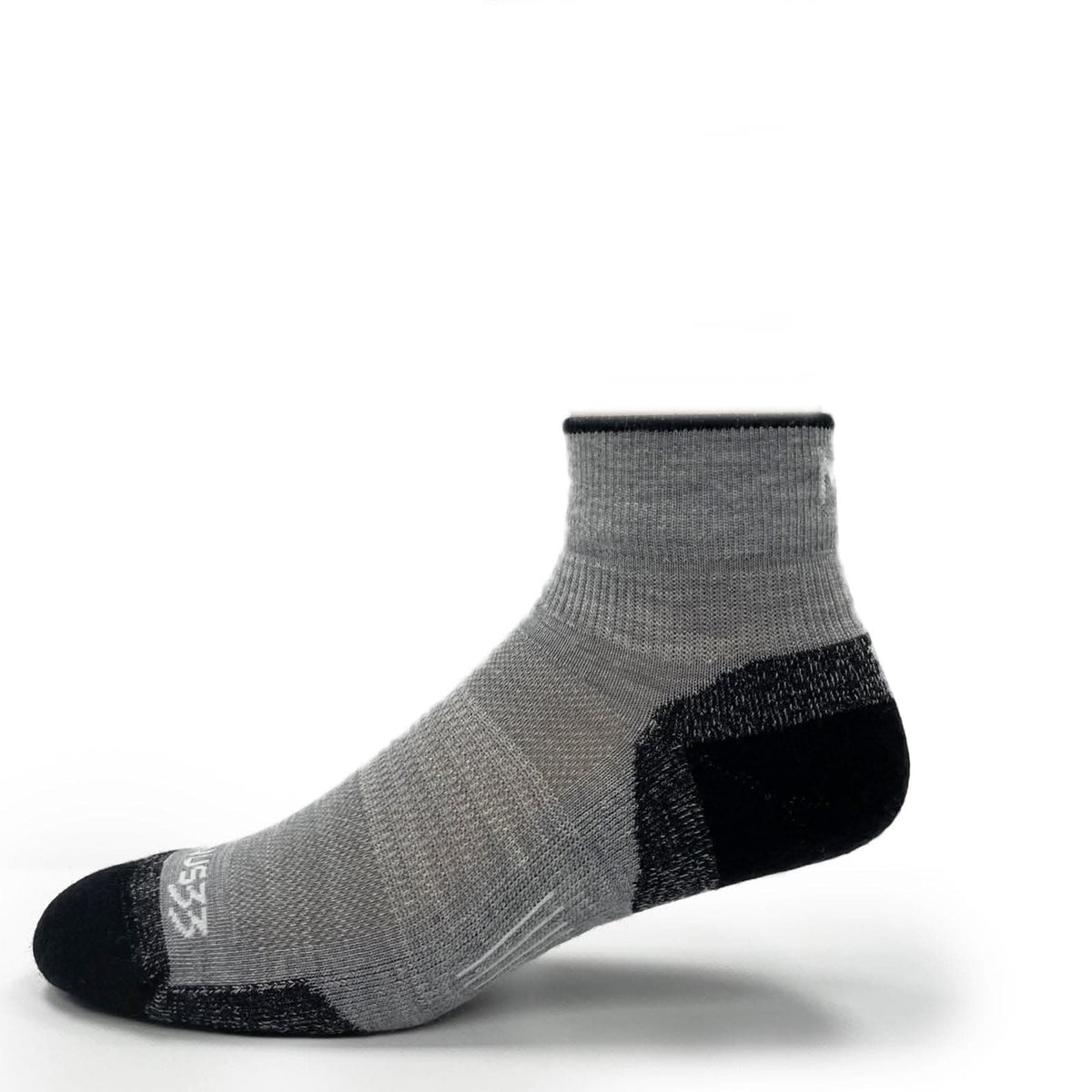 Mountain Heritage Full Cushion Ankle Wool Socks - Micro Weight, front view