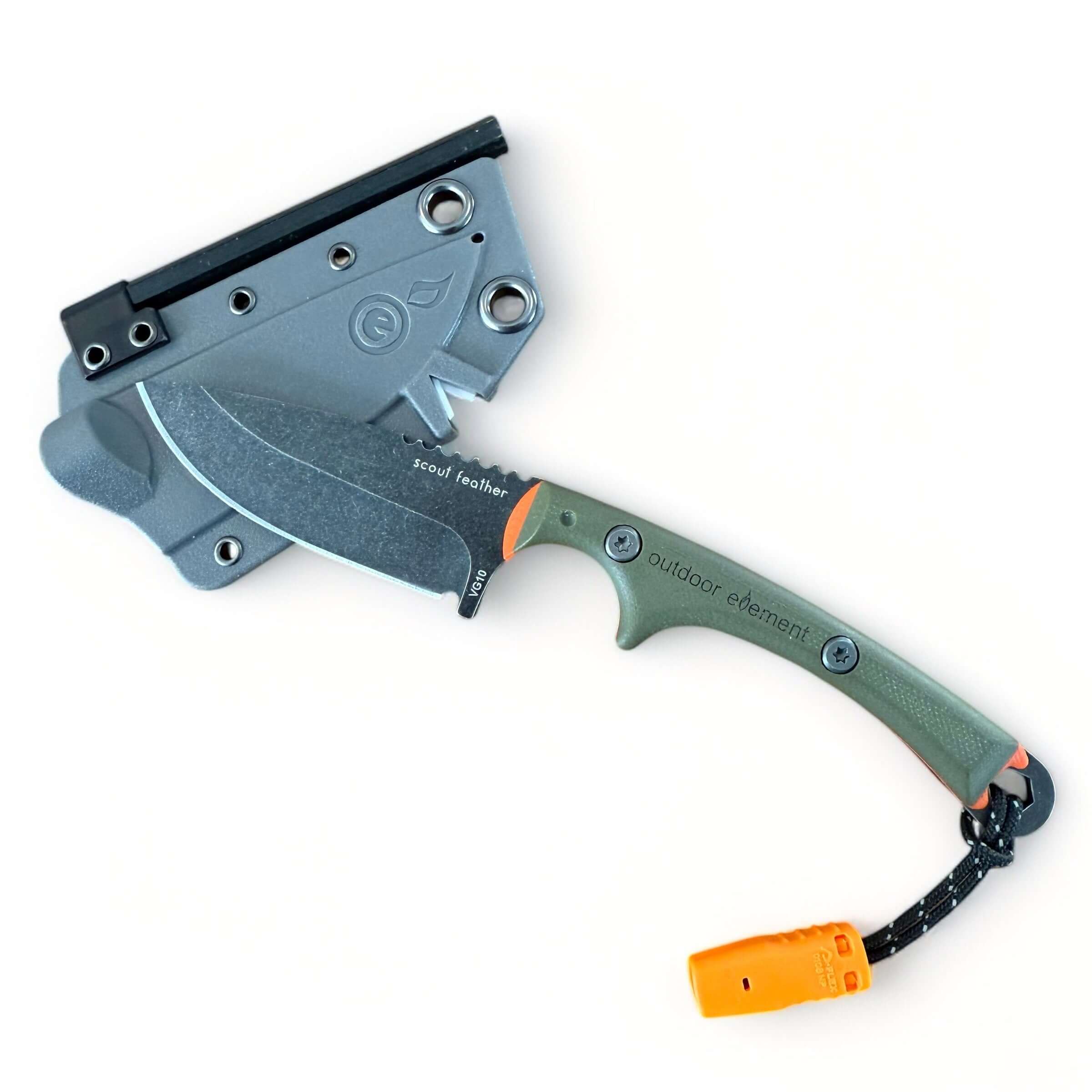 Outdoor Element Scout Feather Adventure Survival Knife