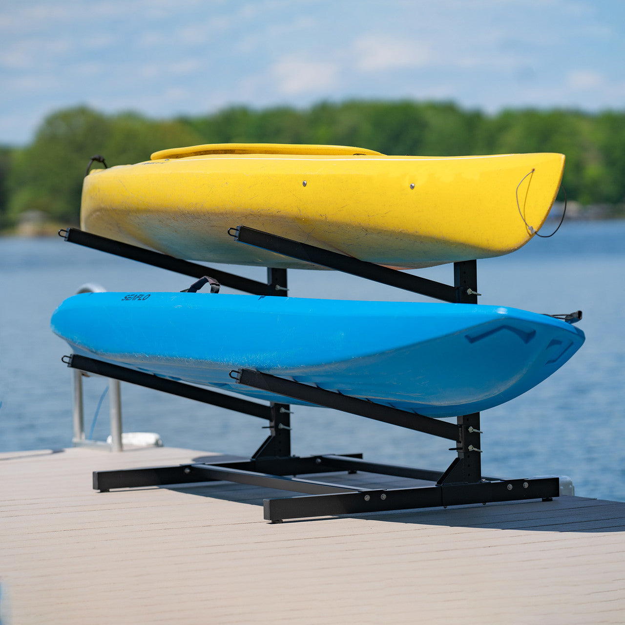 StoreYourBoard G-Watersport 2-Level Rack, Black — product view 1