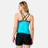 Free Country Women's Textured Mesh Side Tie Blouson Tankini Top
