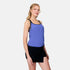 Free Country Women's Textured Mesh Side Tie Blouson Tankini Top