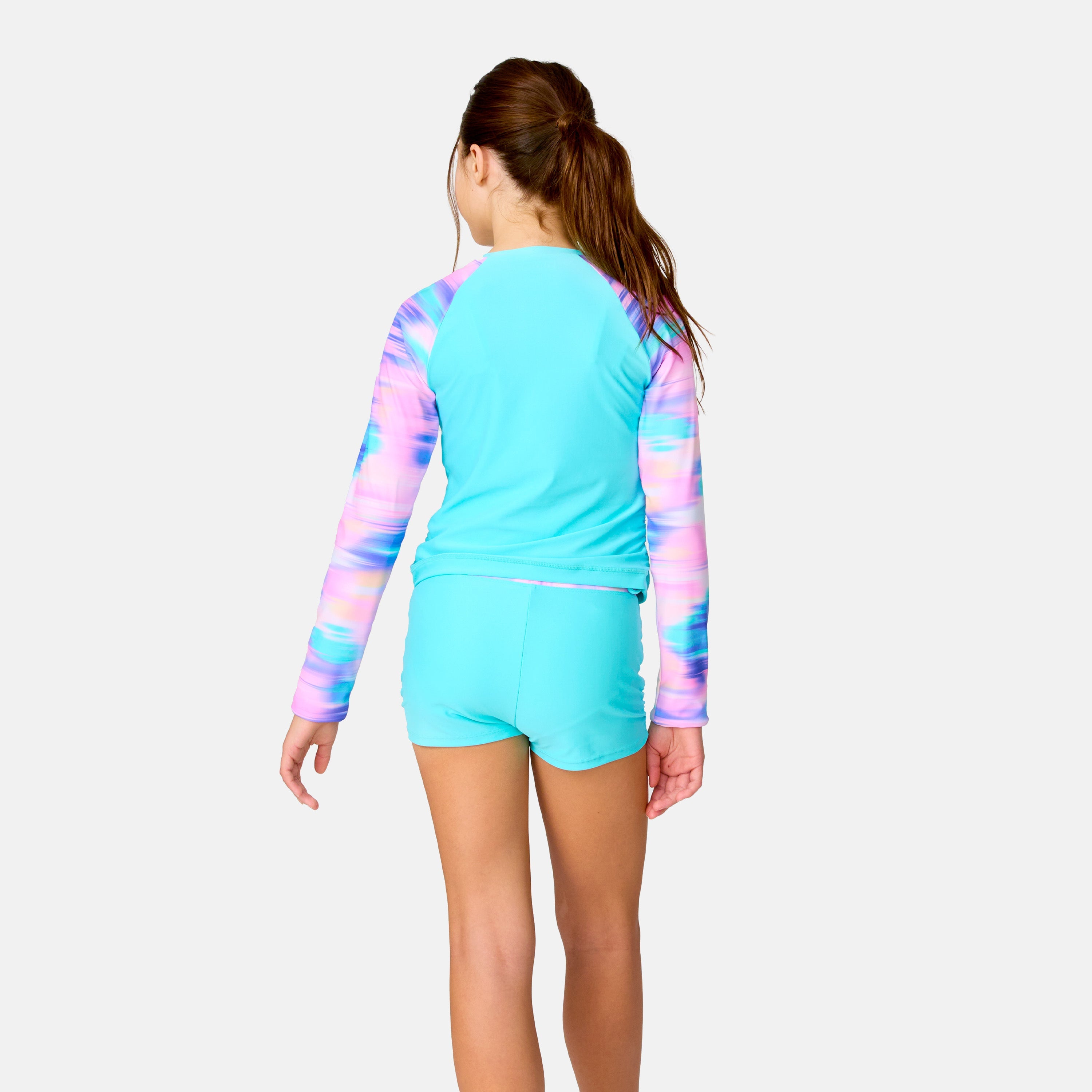 Free Country Girls' Dreamy Drift Rash Guard Swim Set