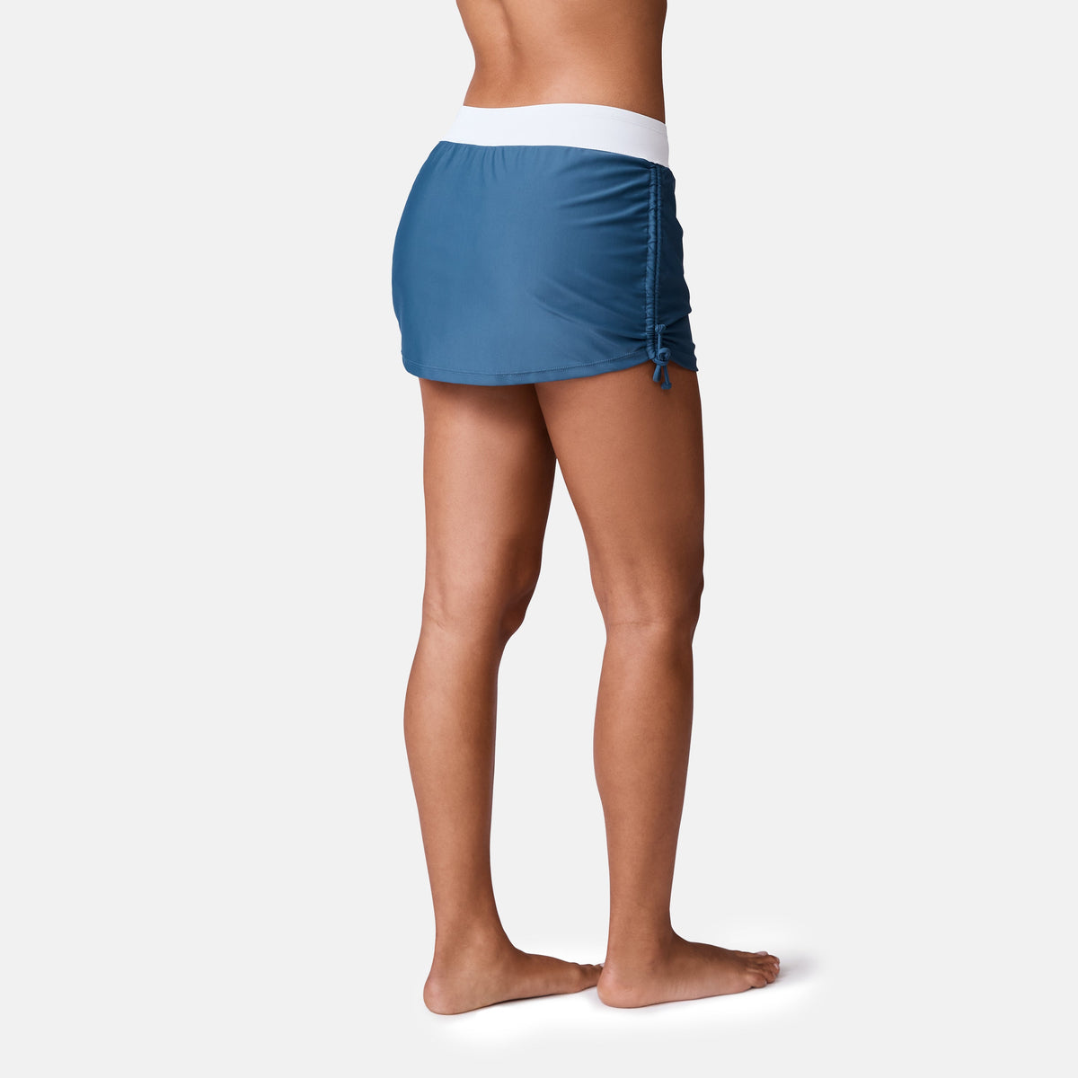Free Country Women's Side Shirred Swim Skirt