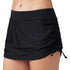Free Country Women's Side Shirred Swim Skirt
