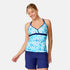 Free Country Women's Mirage Macrame Back Tankini Top